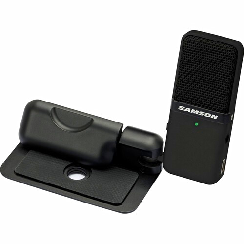 Samson Go Mic USB Clip-On Microphone, Black