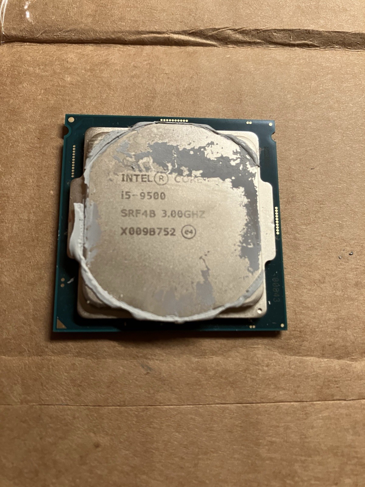 Intel Core i5-9500 3.0 GHz 8 GT/s LGA 1151 Desktop CPU Processor SRF4B