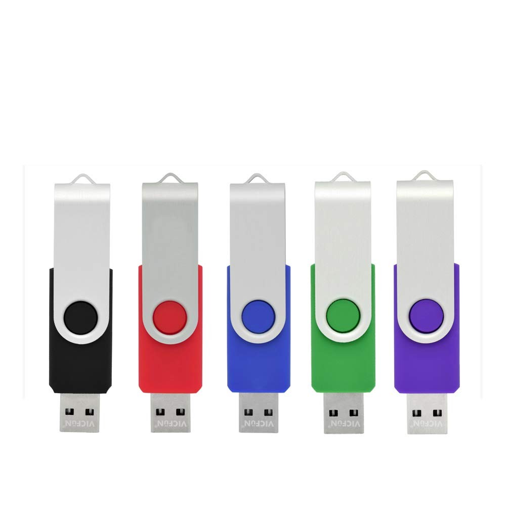 Multicolored 16GB Flash Drive 5pcs in Pack USB Flash Drive 2.0(5 Colors: Blac...