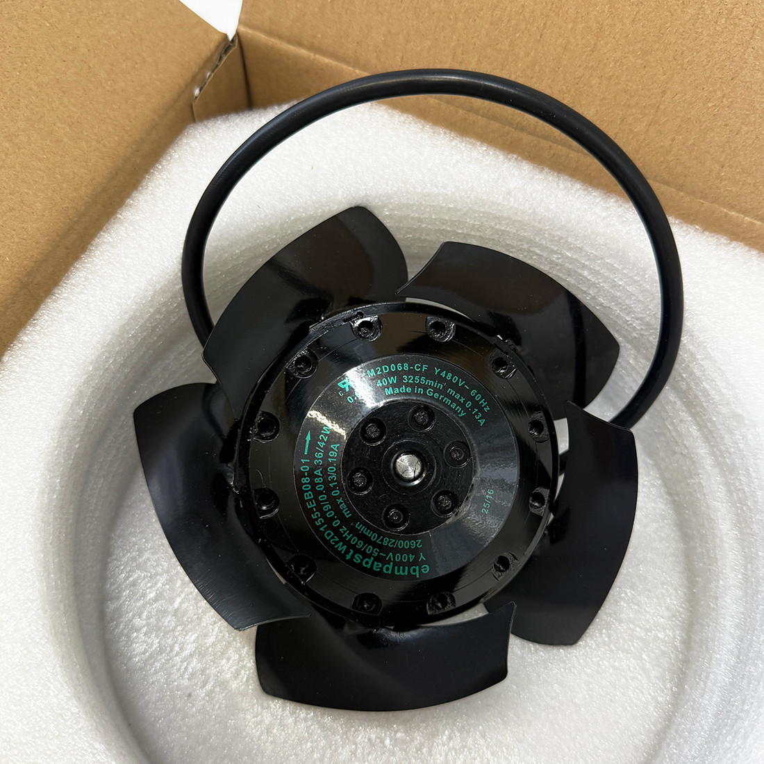 Brand New 1Pcs W2D155-EB08-01 400V for Ebmpapst  Motor Fan W2D155EB0801