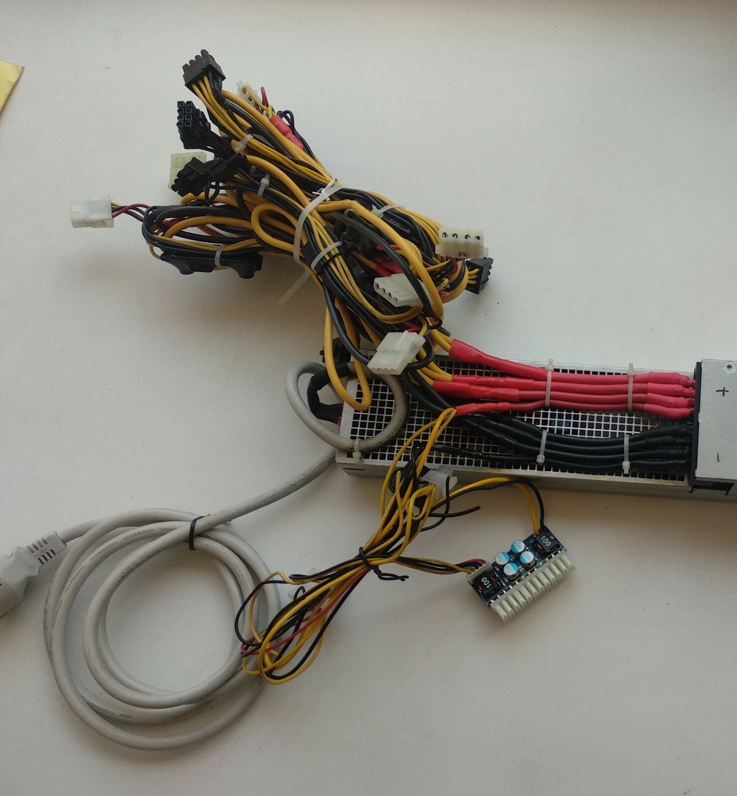 HP 2400W Watt Power Supply Mining Rig Machine ready for 6 cards and Mother Board