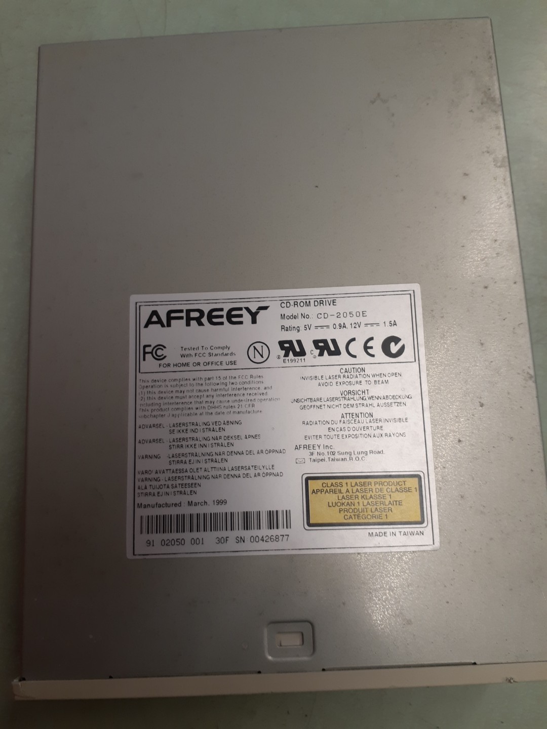 Afreey CD-2050E CD-ROM Drive  50X