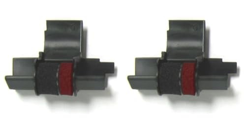 Black Red Calculator Ink Cartridge Compatible with Casio Canon Sharp Models