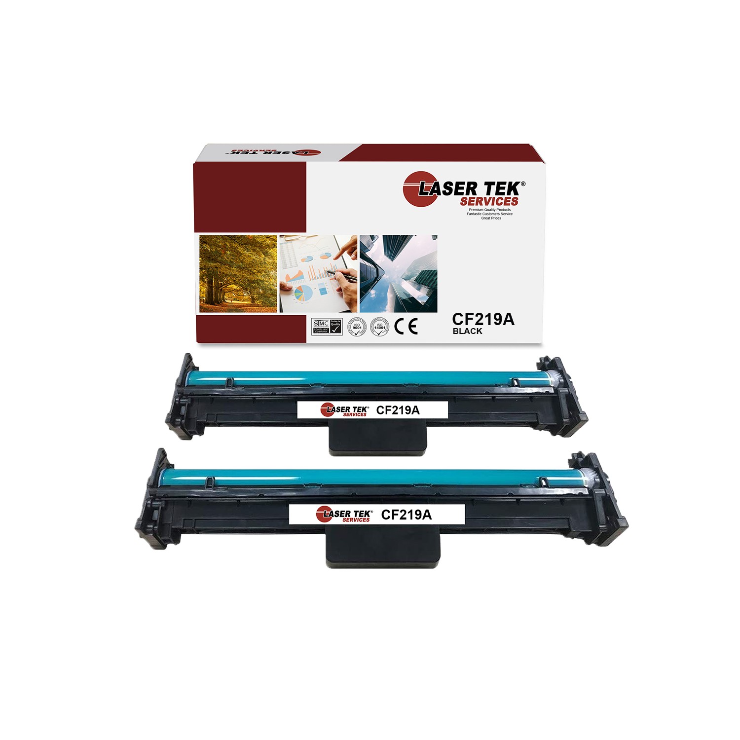 2Pk LTS 19A CF219A Compatible for HP LaserJet Pro MFP M130nw M130fw Drum Unit