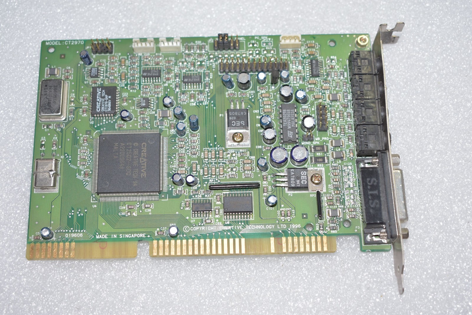CREATIVE SONATE CT2970 HP 5063-9057 SOUND BLASTER 16 ISA SOUND CARD