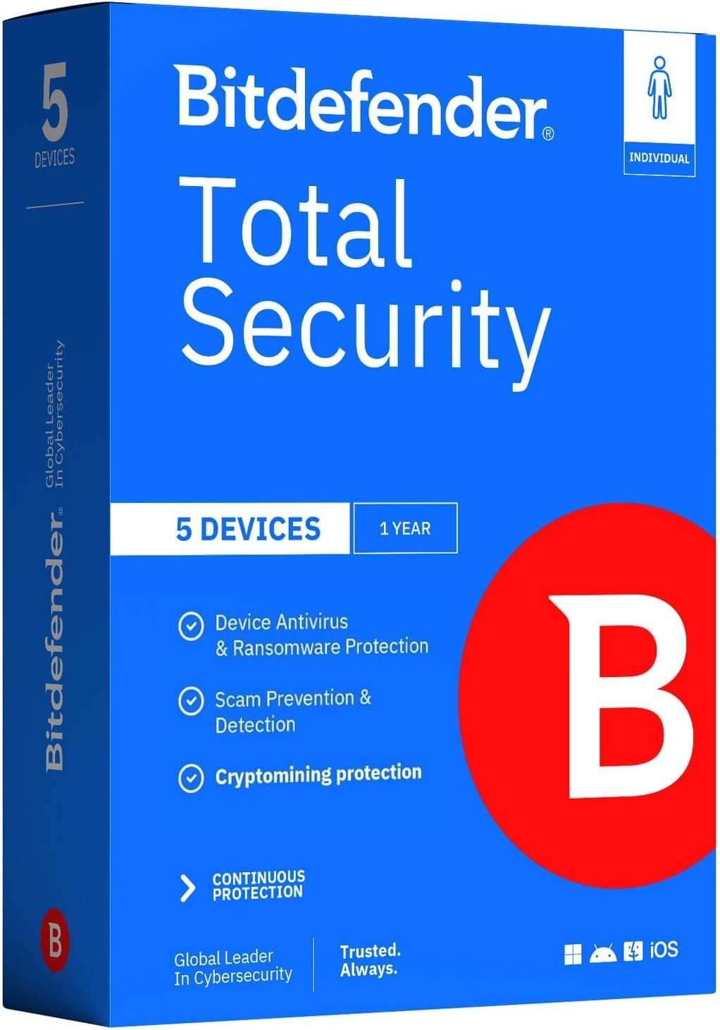 Bitdefender Total Security 2026 – Complete Antivirus and Internet Security..