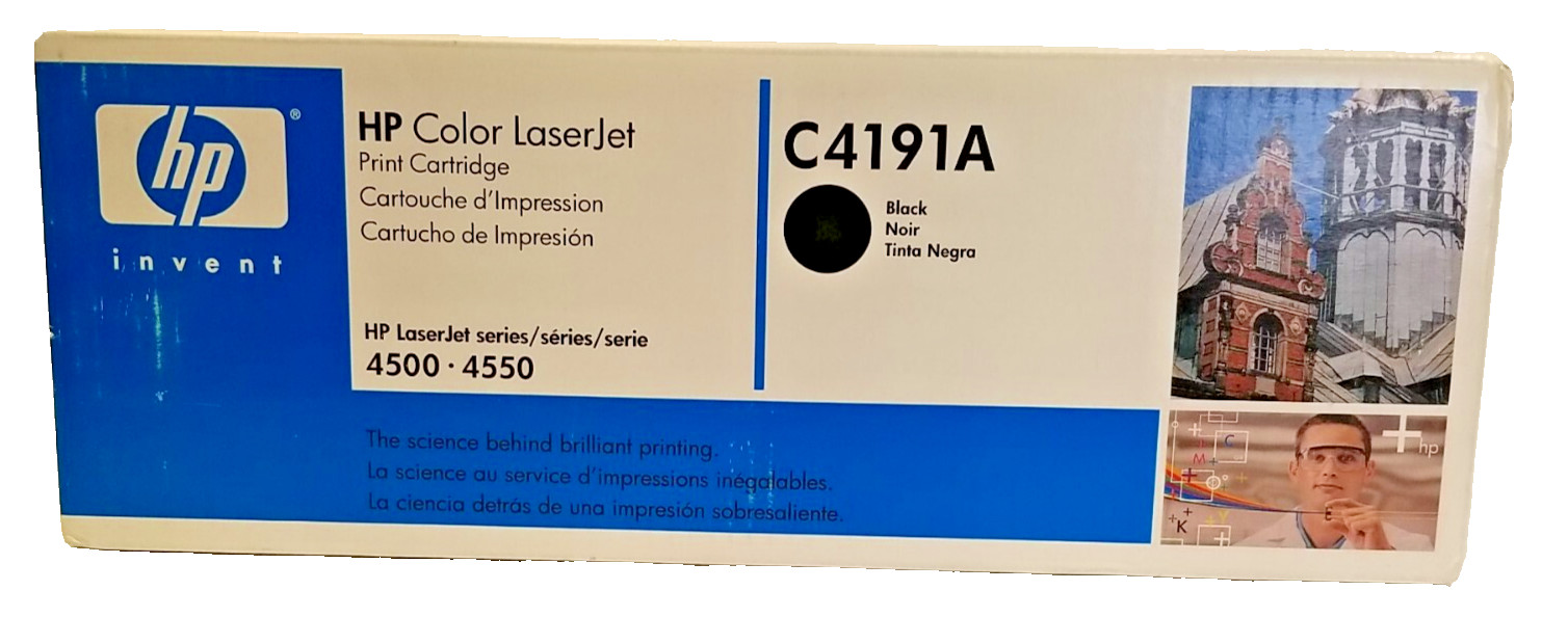 HP C4191A Original HP 4500 - 4550  LaserJet compatible Toner Cartridge Black NEW