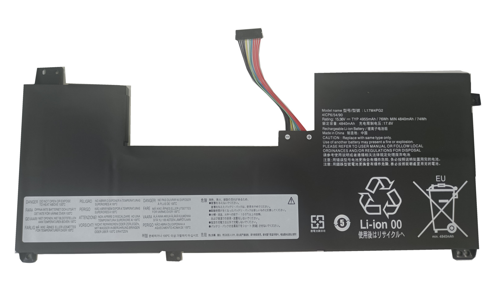 76Wh New L17M4PG2 L17C4PG2 Battery for Legion Y730-17ICH Y740-17ICHG