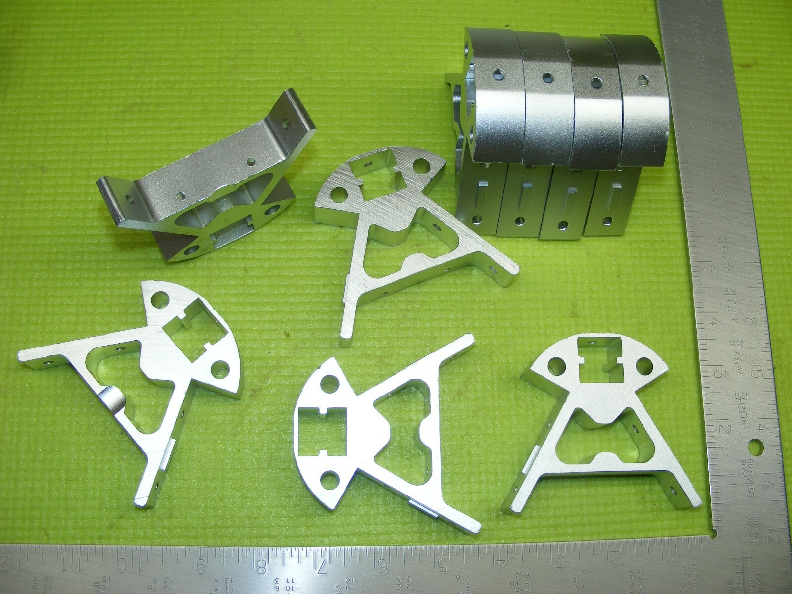 X9 KOSSEL DELTA SILVER ALUMINIUM CORNER FITTING BRACE FRAME VERTICAL BASE SET