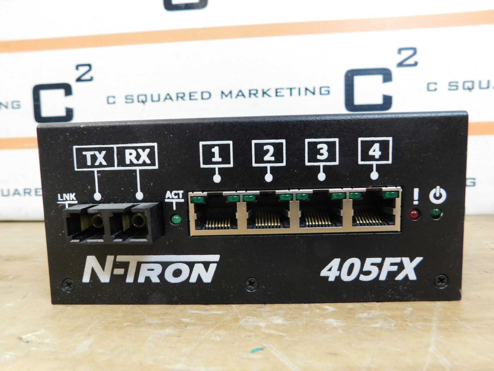 N-Tron 405FX-SE 4 Port Switch used JNC