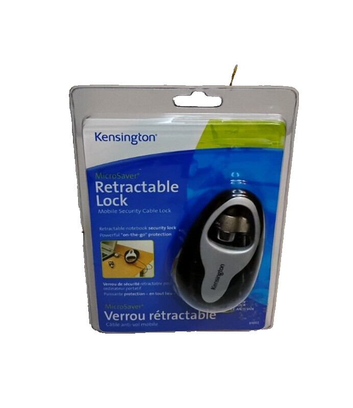 Kensington MicroSaver Retractable Mobile Security Lock – New Sealed NOS Laptop