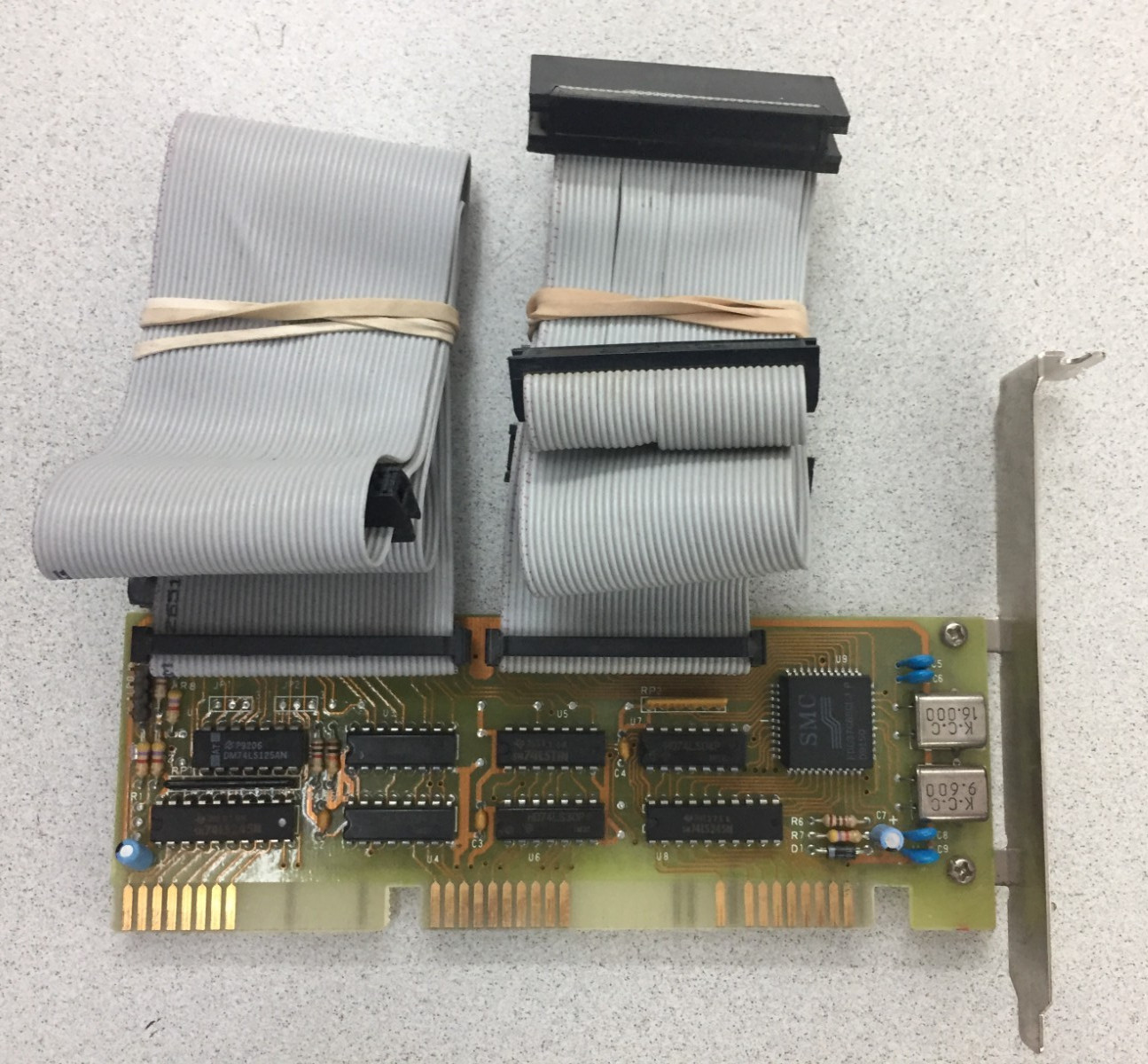 Vintage ISA 16bit  Multi I/O Controller Card IDE and FDD