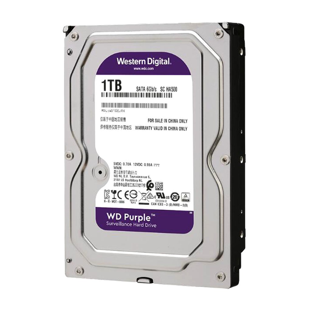Western Digital Purple 1TB WD10EJRX SATA 3.5" Surveillance HDD Hard Drive