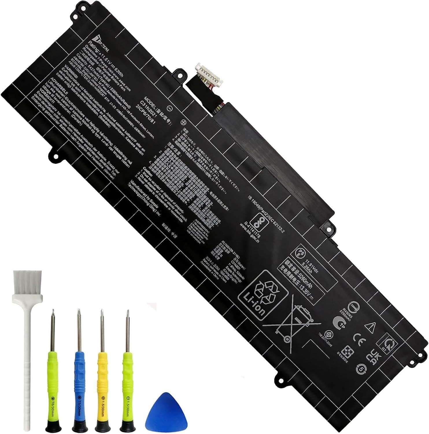 C31N2021 Laptop Battery Replacement for Asus Zenbook 14 Flip OLED UN5401QA 14X