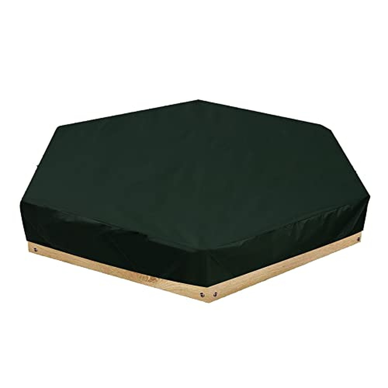 Outdoor Hexagon Sand Box Cover Heavy Duty Waterproof Replacement 91" X 79" x 9"