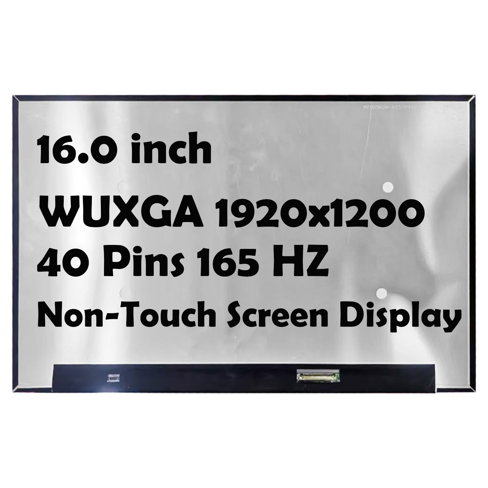 16" NV160WUM-NX3 V8.0 1920x1200 LCD Non-Touch Replacement Screen Display Panel