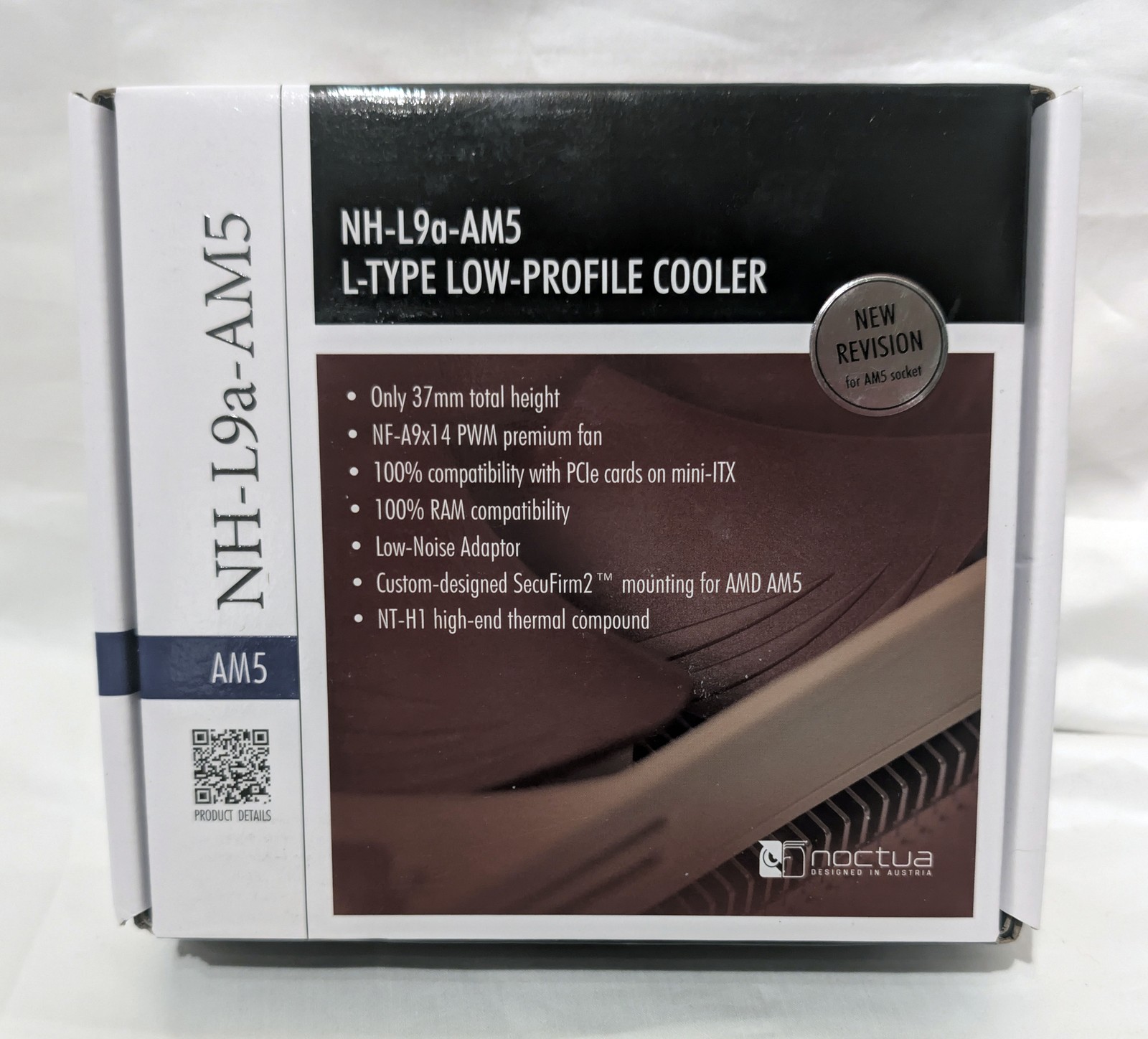 Noctua NH-L9a-AM5 L-Type Low-Profile CPU Cooler - Quiet, High-Performance - NEW