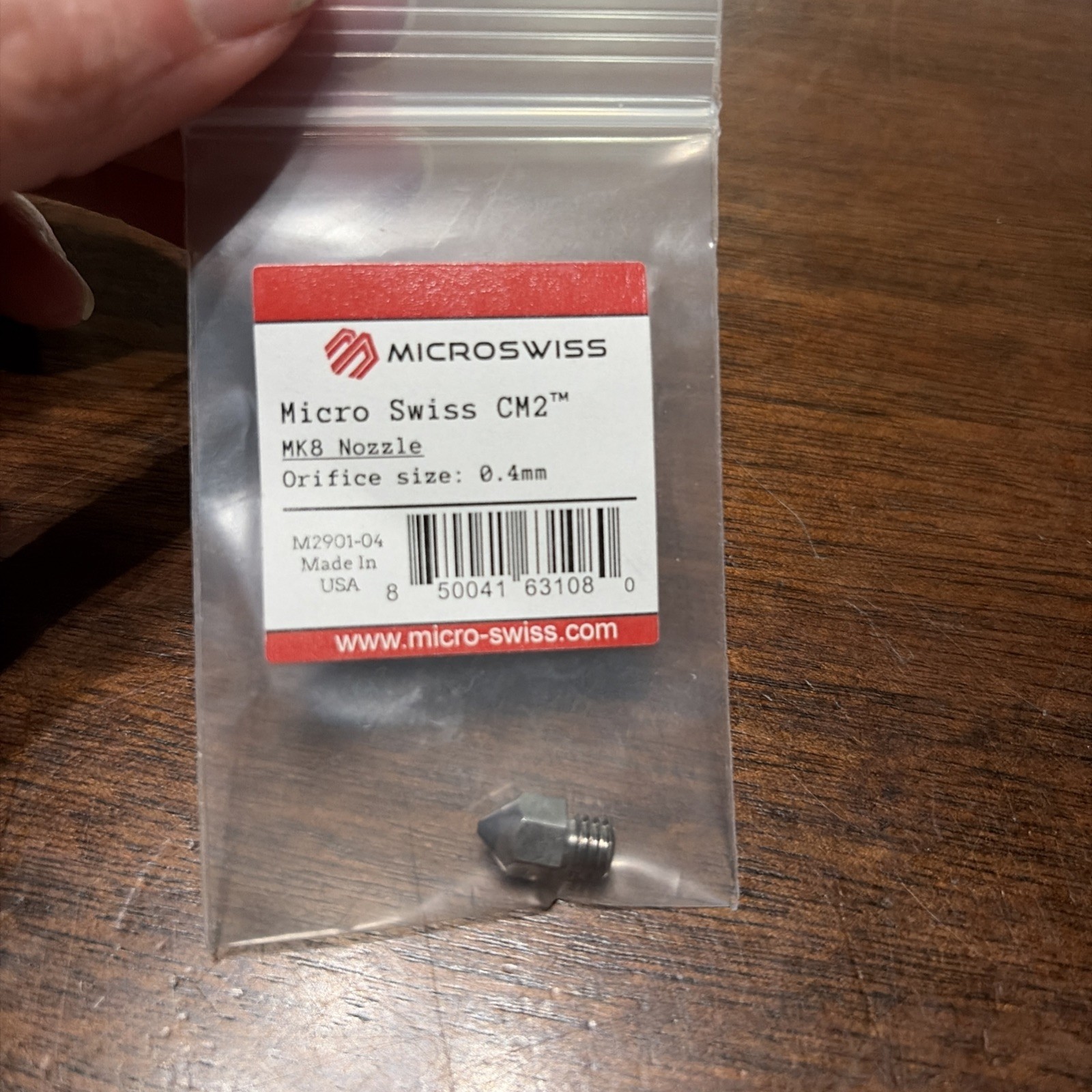 Microswiss CM2 MK8 0.4mm Nozzle New