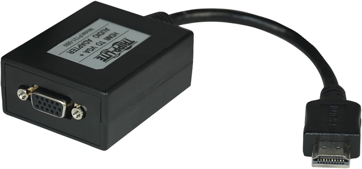 Tripp Lite P131-06N HDMI to VGA with Audio Converter NEW
