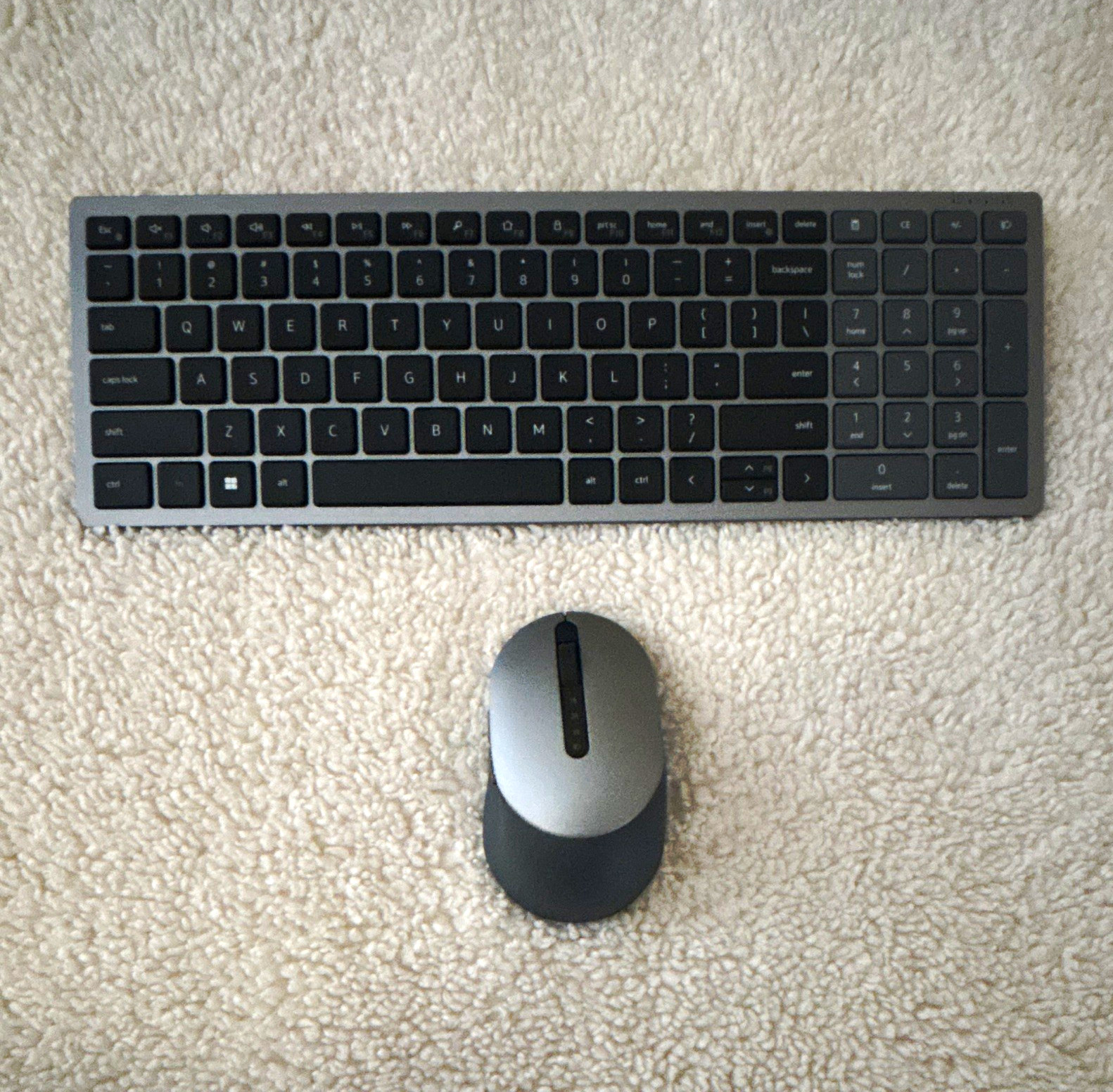 Dell Pro Plus Wireless Keyboard & Mouse Bundle w/ USB Receiver  *NO BOX*