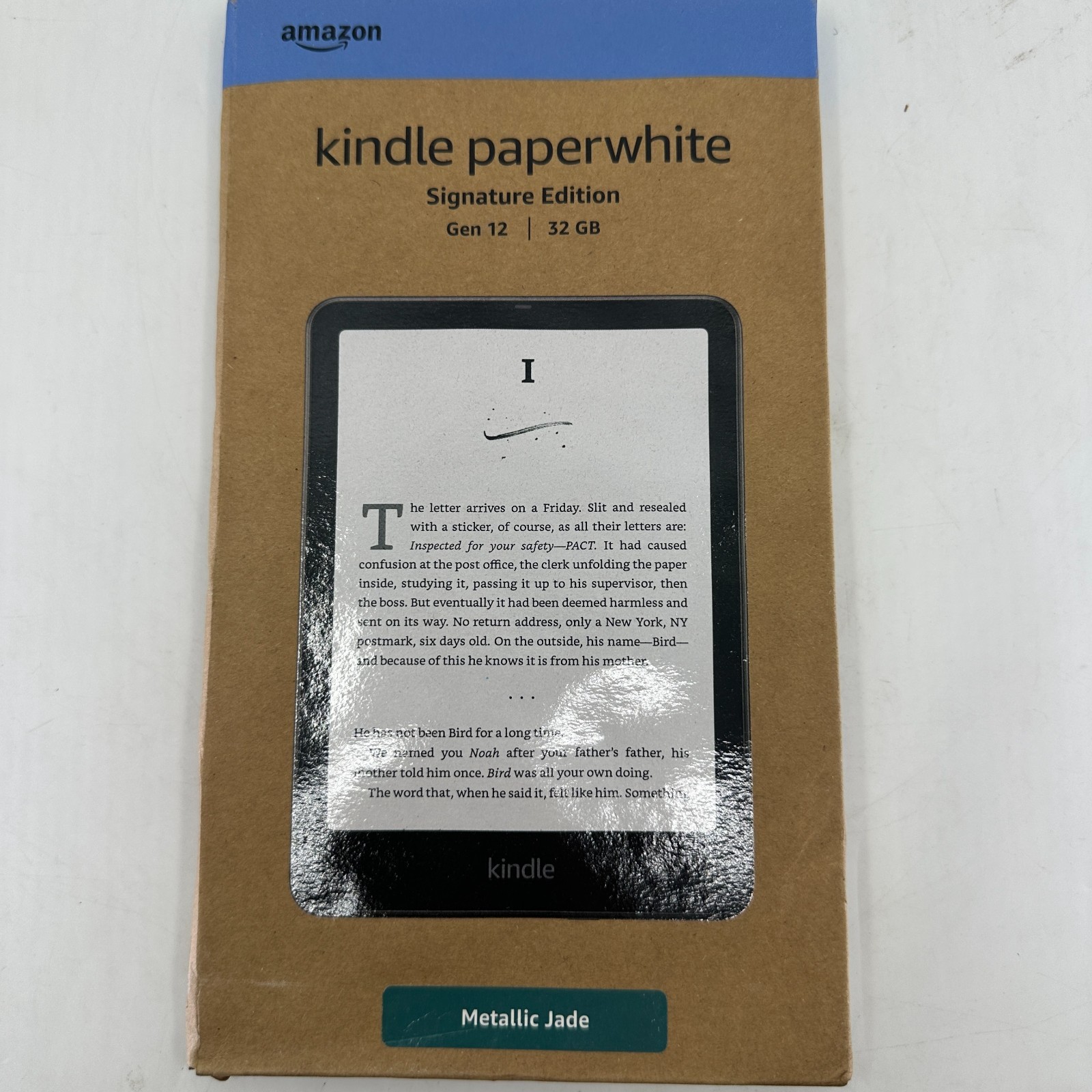New WiFi Only Amazon Kindle Paperwhite 12th Gen 32GB Metallic Jade SA569P