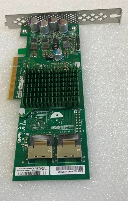 Supermicro AOC-S2308L-L8e 8-Port 6Gb/s SAS/SATA PCI-E RAID Controller Card