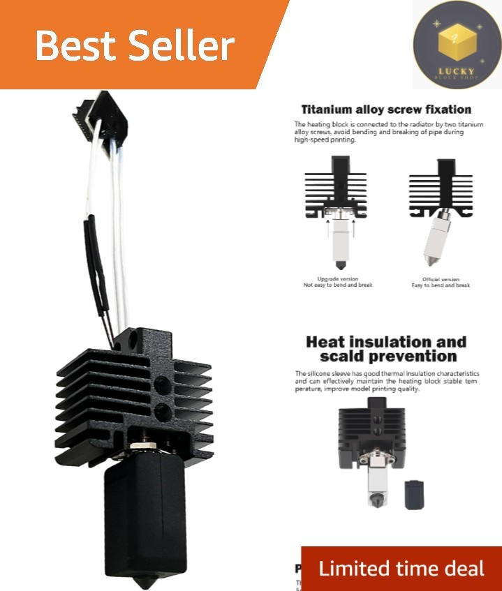Durable and Corrosion-Resistant Hotend Kit for P1P/P1S – 3D Printing Essential