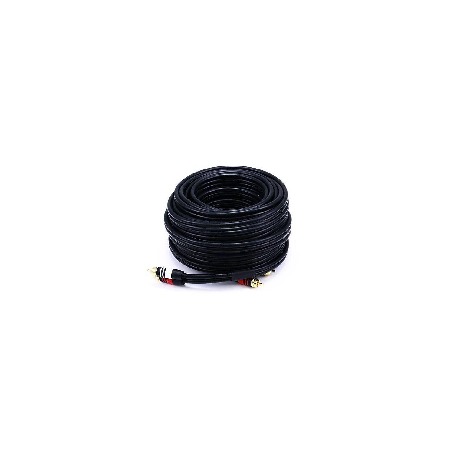 Monoprice Premium 2868 50' RCA Cable Black 102868