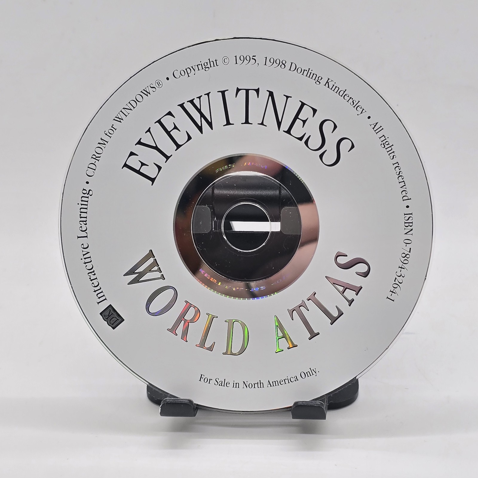 Eyewitness World Atlas 1999 PC CD Windows - Disc Only Geography Educational