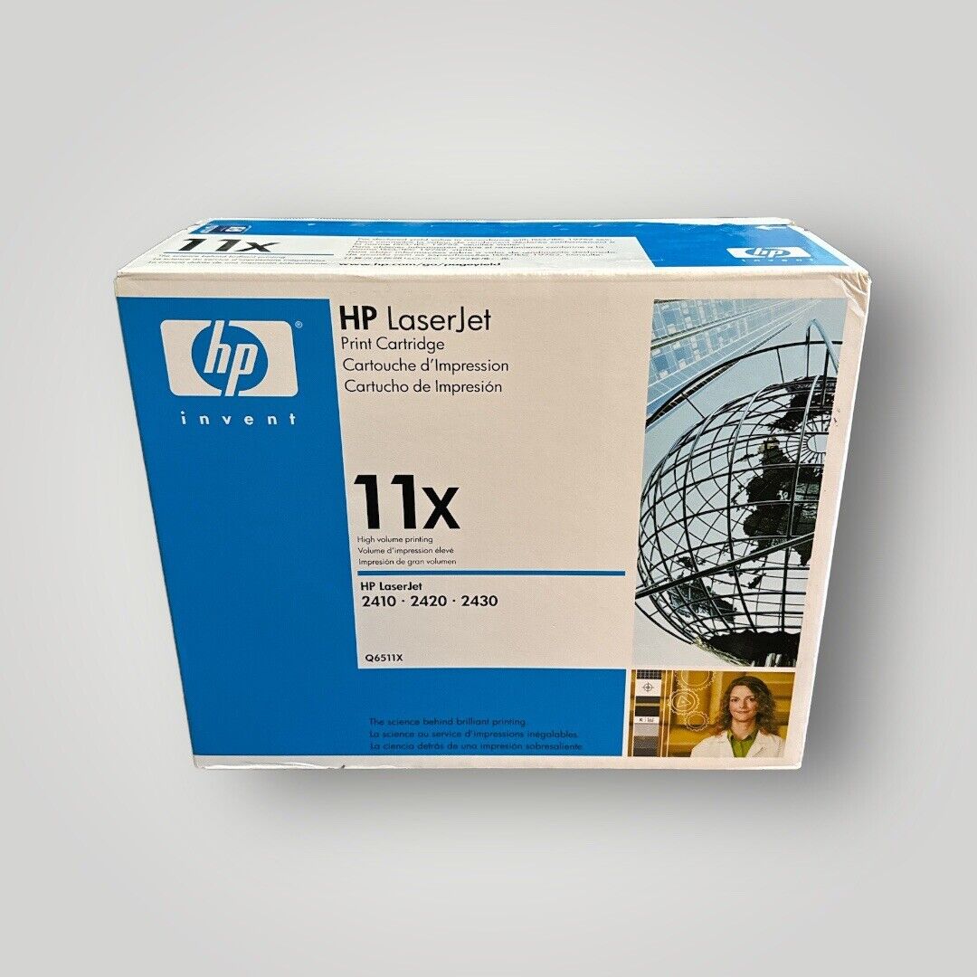 Genuine HP LaserJet HP 11x High Volume Black Toner Sealed Box.