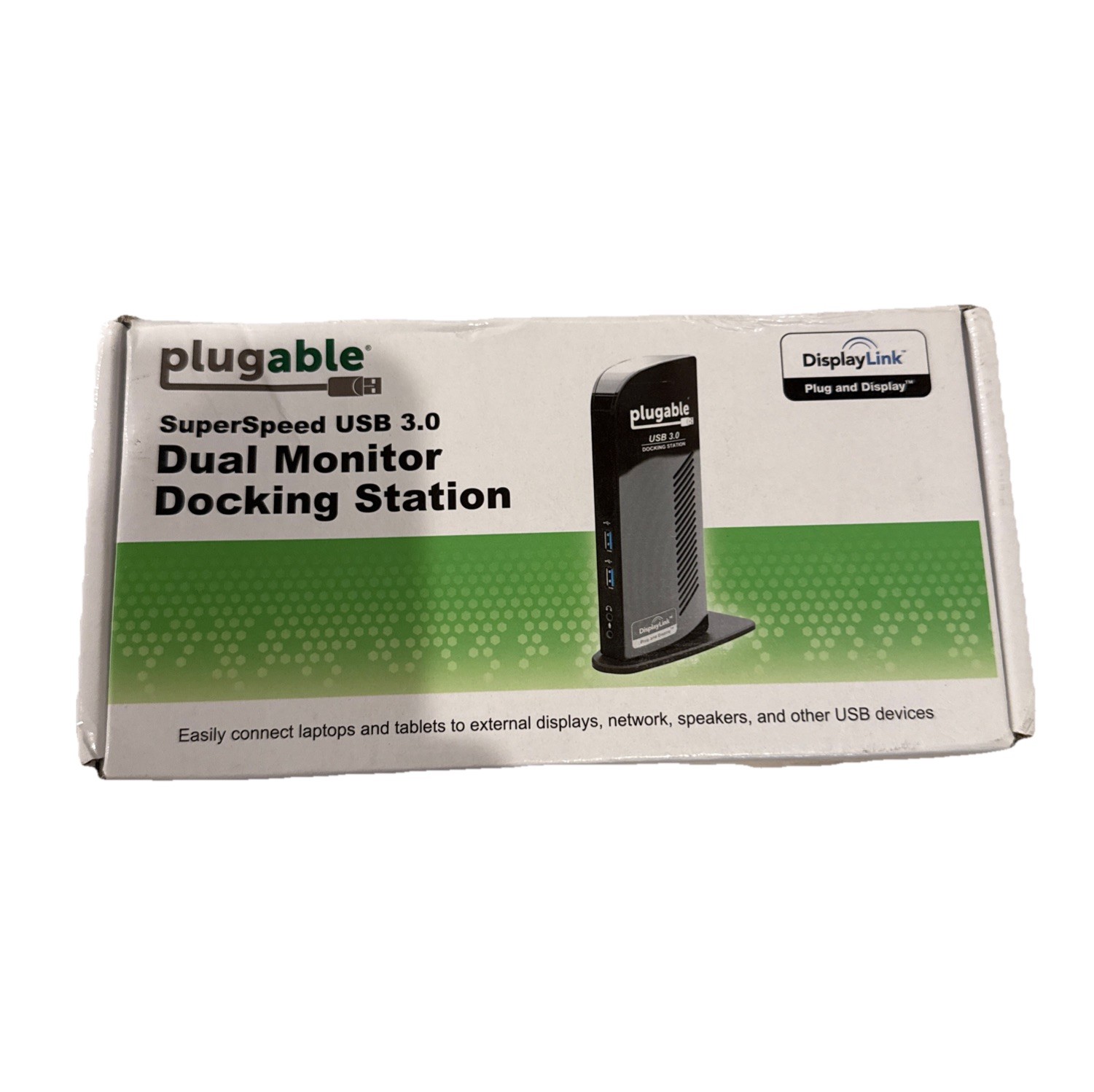Plugable UD-3900 USB 3.0 & USB-C Universal Dual Monitor Docking Station