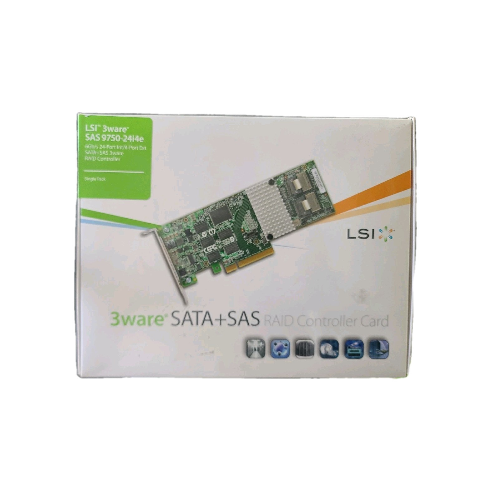 LSI Logic Mega Raid 9750-24i4e SAS RAID Controller L3-25243-24A