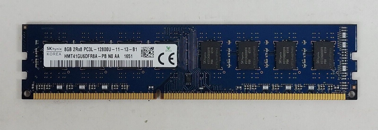 SK HYNIX HMT41GU6DFR8A-PB 8GB PC3L-12800U DDR3 DESKTOP MEMORY RAM (Working)