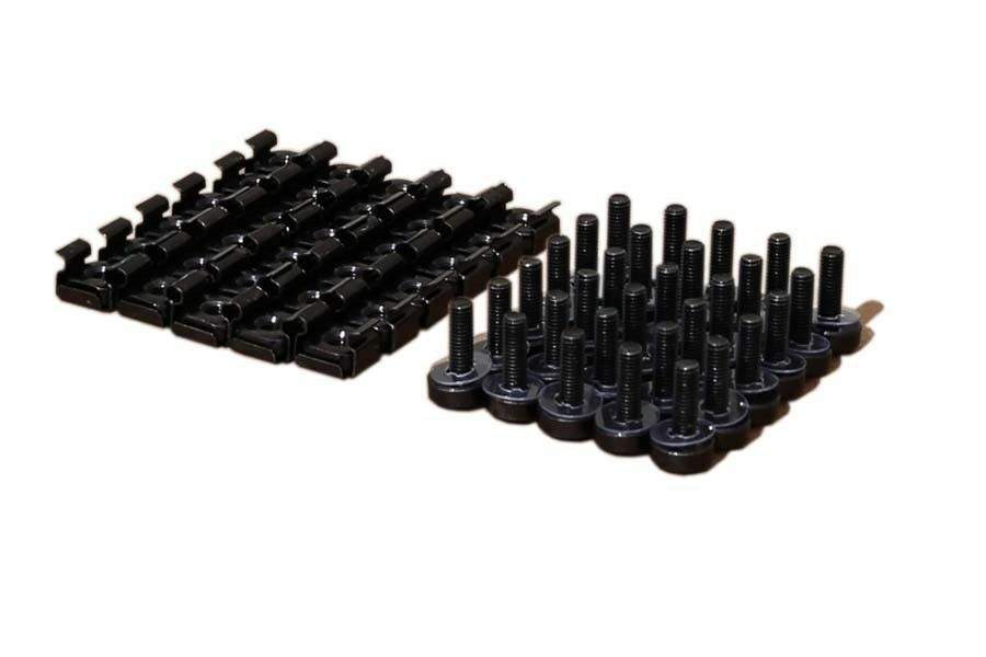 10/32 Nuts and Screw 50pc Screw with Cage nuts Black for server rack cabinet