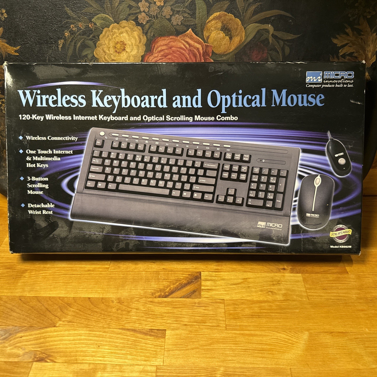 Micro Innovations Wireless Keyboard and Optical Mouse Combo New In Box