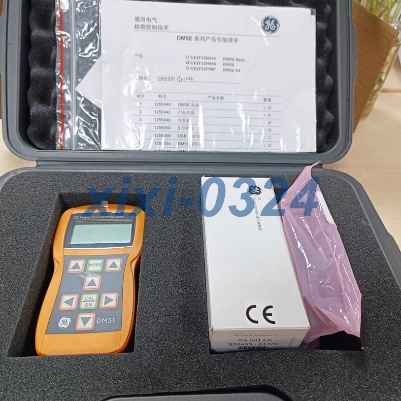1set  NEW GE DM5E Ultrasonic thickness gauge  Including probe DA501 DHL shipping