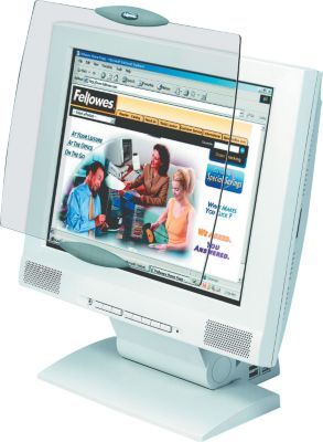 Fellowes 17 in LCD Anti Glare Flat Frame Filter 9689105 Monitor Screen Protector