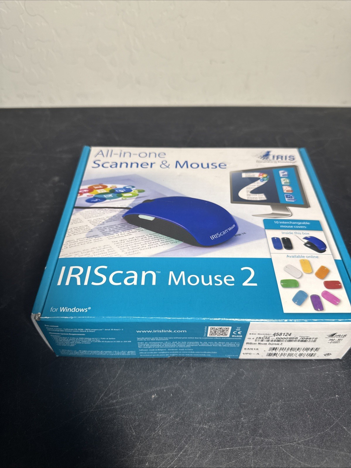 IriScan Mouse 2 All In On Scanner 458124 New In Box