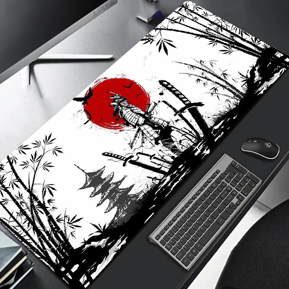 Non-Slip Waterproof Large Extended Gaming Mouse Pad Desk Mat Samurai Warrior PC