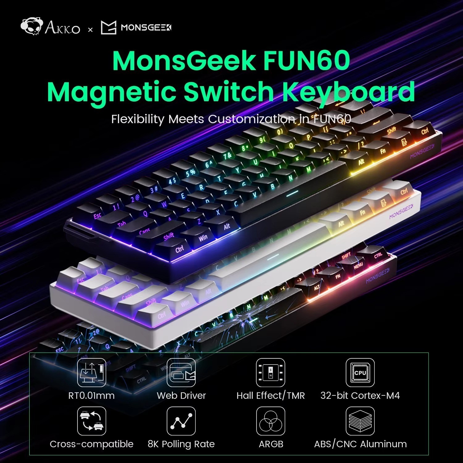 Akko MonsGeek FUN60 Mechanical Keyboard