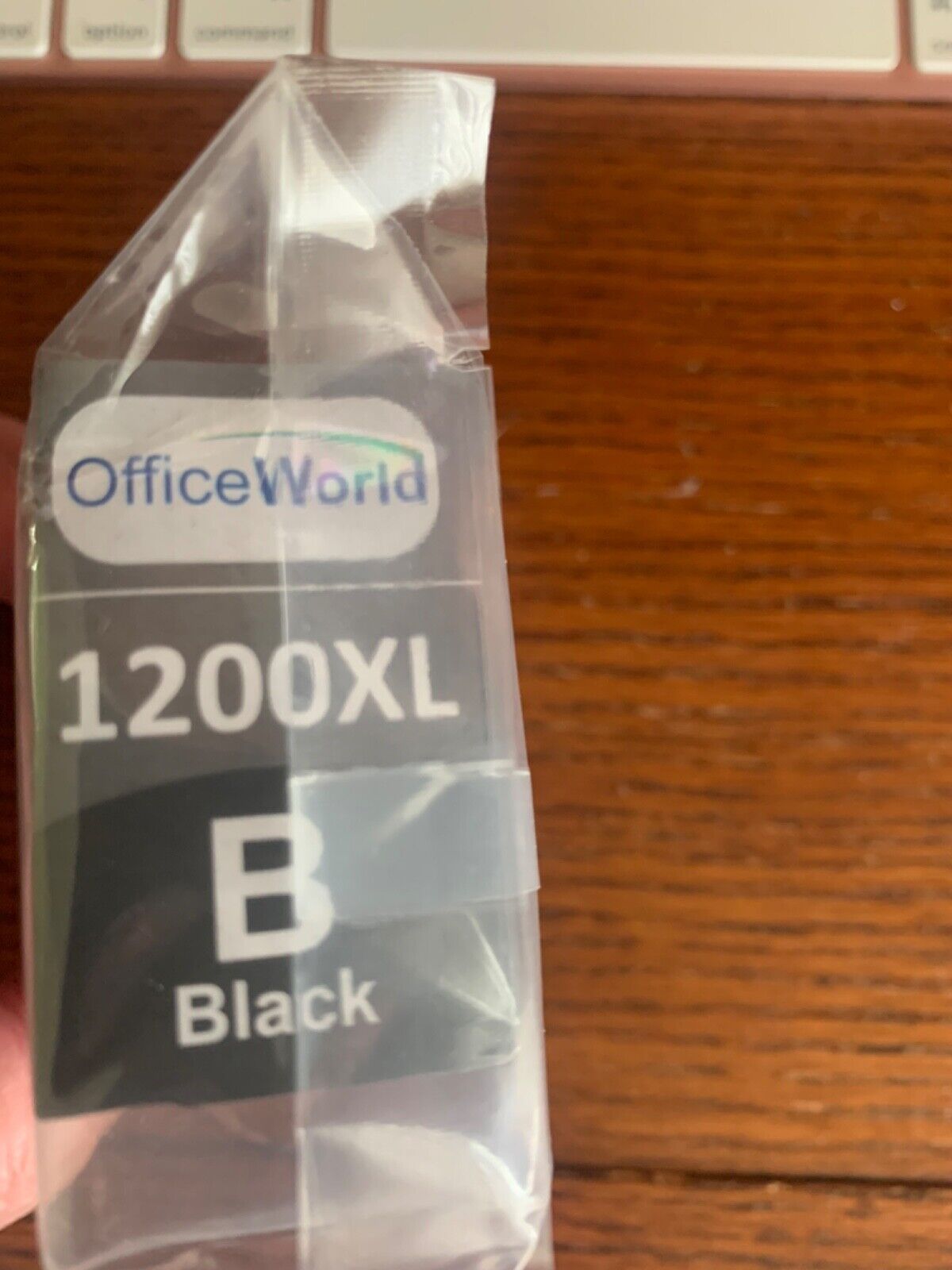 Office World 1200XL Black Ink Cartridge PIGMENT  New Sealed