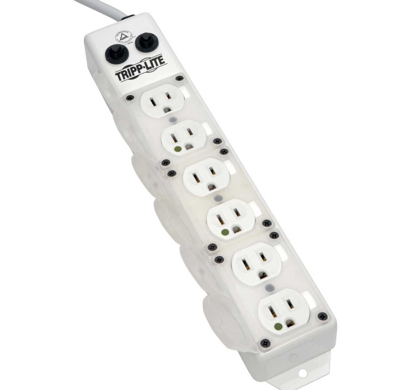 LOT OF 5 TRIPP LITE PS-615-HG Medical Grade Outlet Strip, 6 Outlet