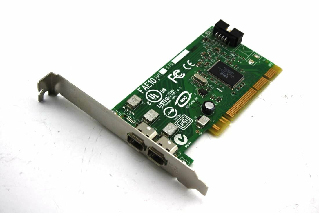 Dell Adaptec Dual FireWire LSI Port Adapter  High Profile IEEE 1394 PCI H924H