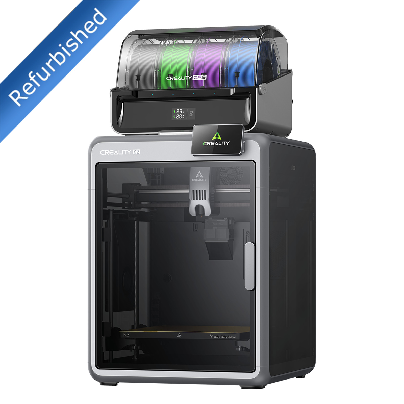 【Refurbished】Creality K2 Combo 3D Printer 600 mm/s up to 16 Colors with CFS