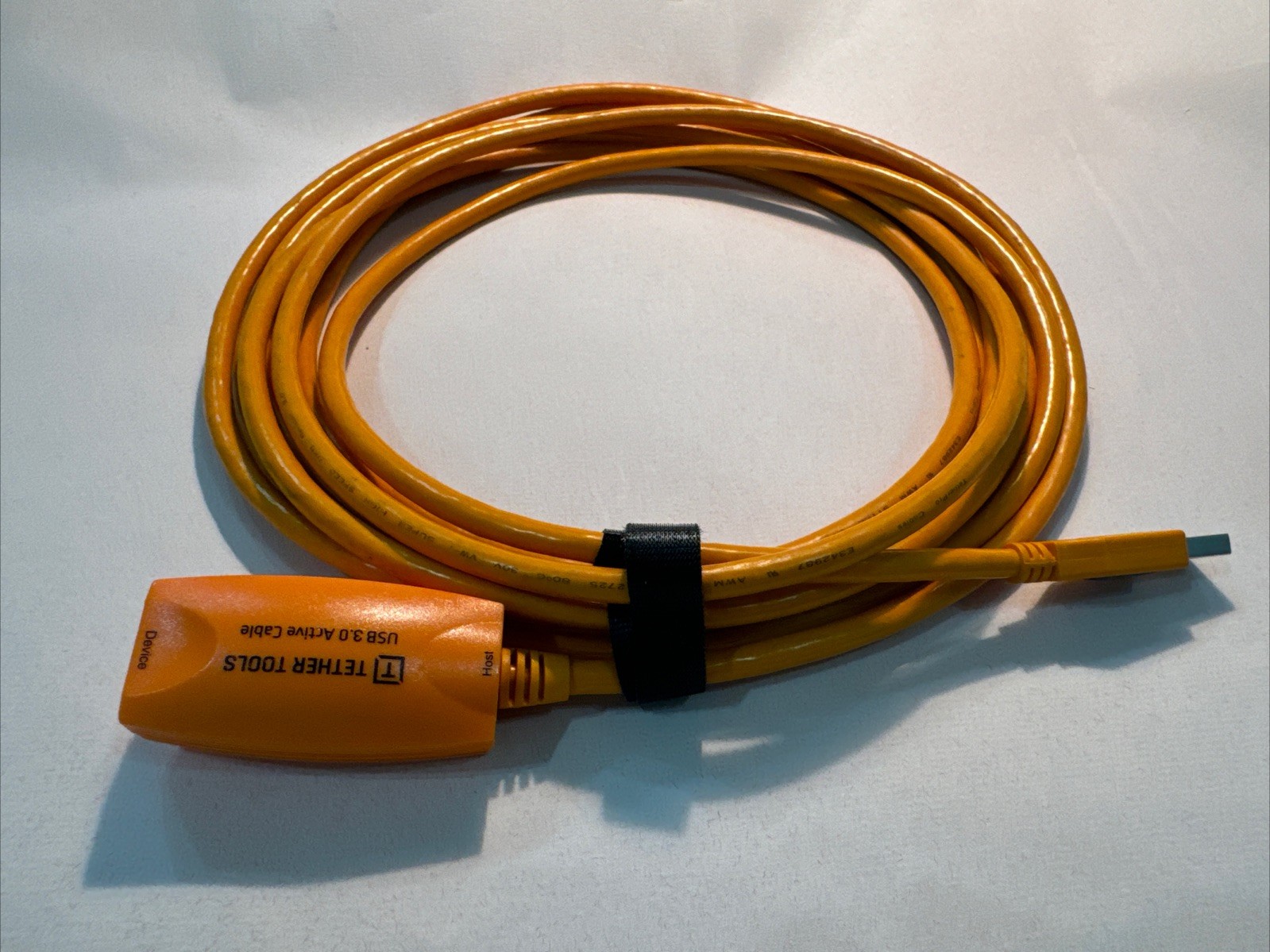 Tether Tools TetherPro 15ft USB 3.0 Active Extension Cable, Hi-Visibility Orange