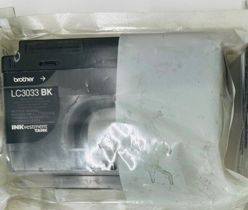 New Genuine Brother LC3033 Black  Starter Ink Cartridge