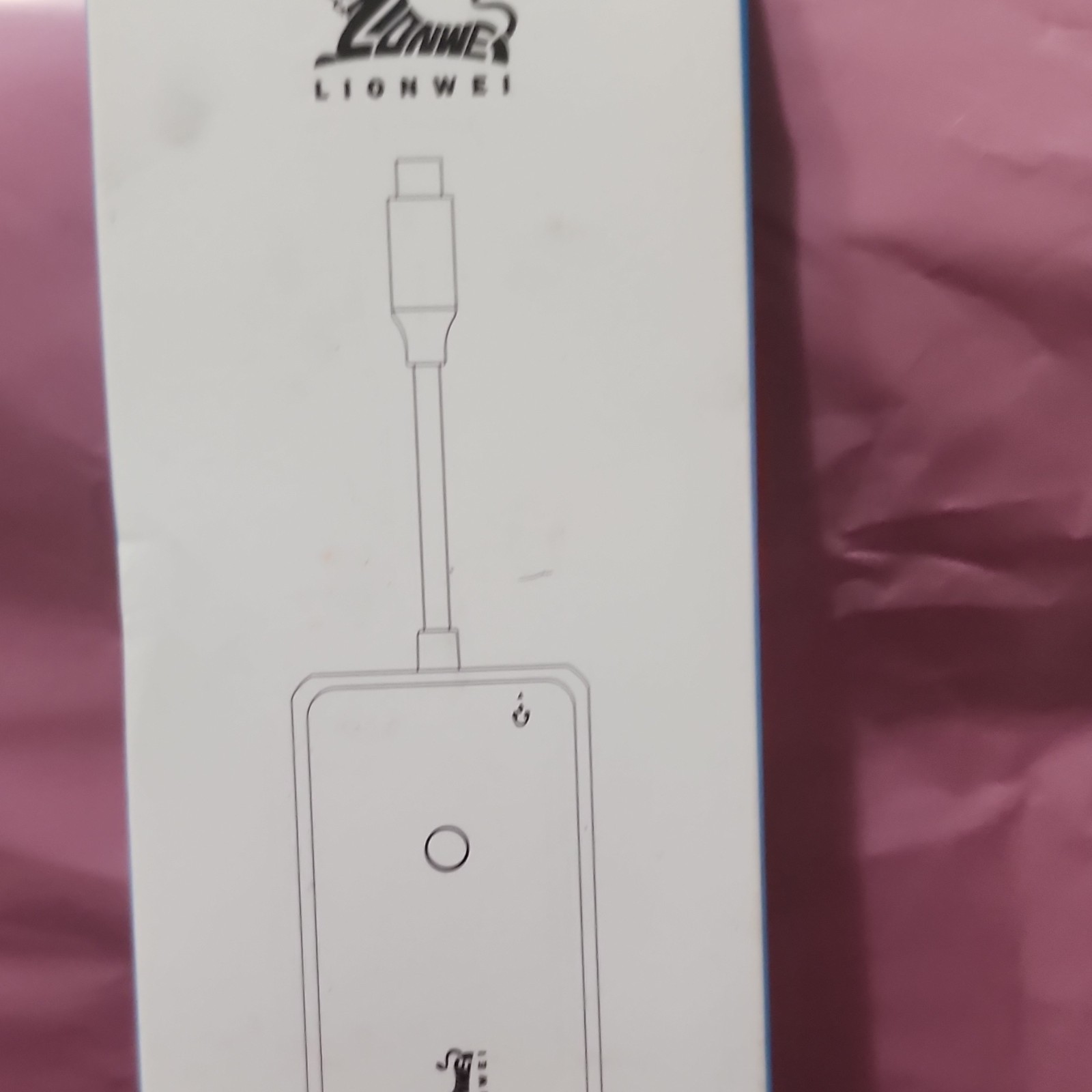 Lionwei USB-C Adapter Hub for USB Devices High-Speed Portable Type-C Converter