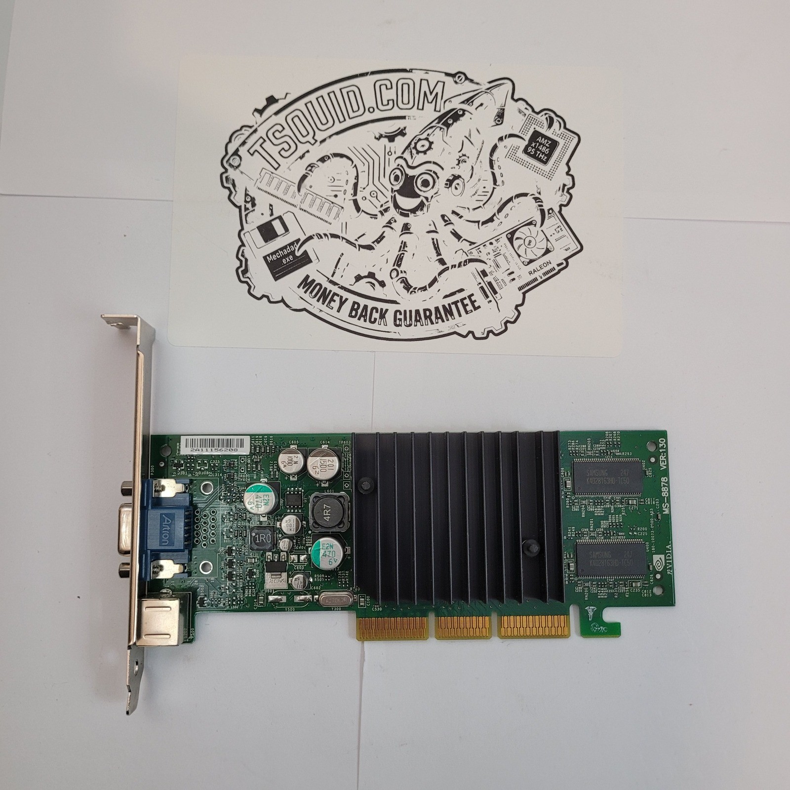 NVIDIA GeForce4 AGP 64MB MSI MS-8878 P73 Video Graphics Card Dell Dimension 8250