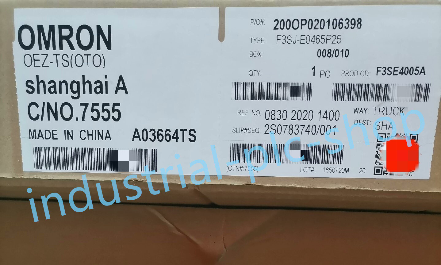 1pc Omron F3SJ-E0465P25 brand new Safety light curtain FedEx or DHL