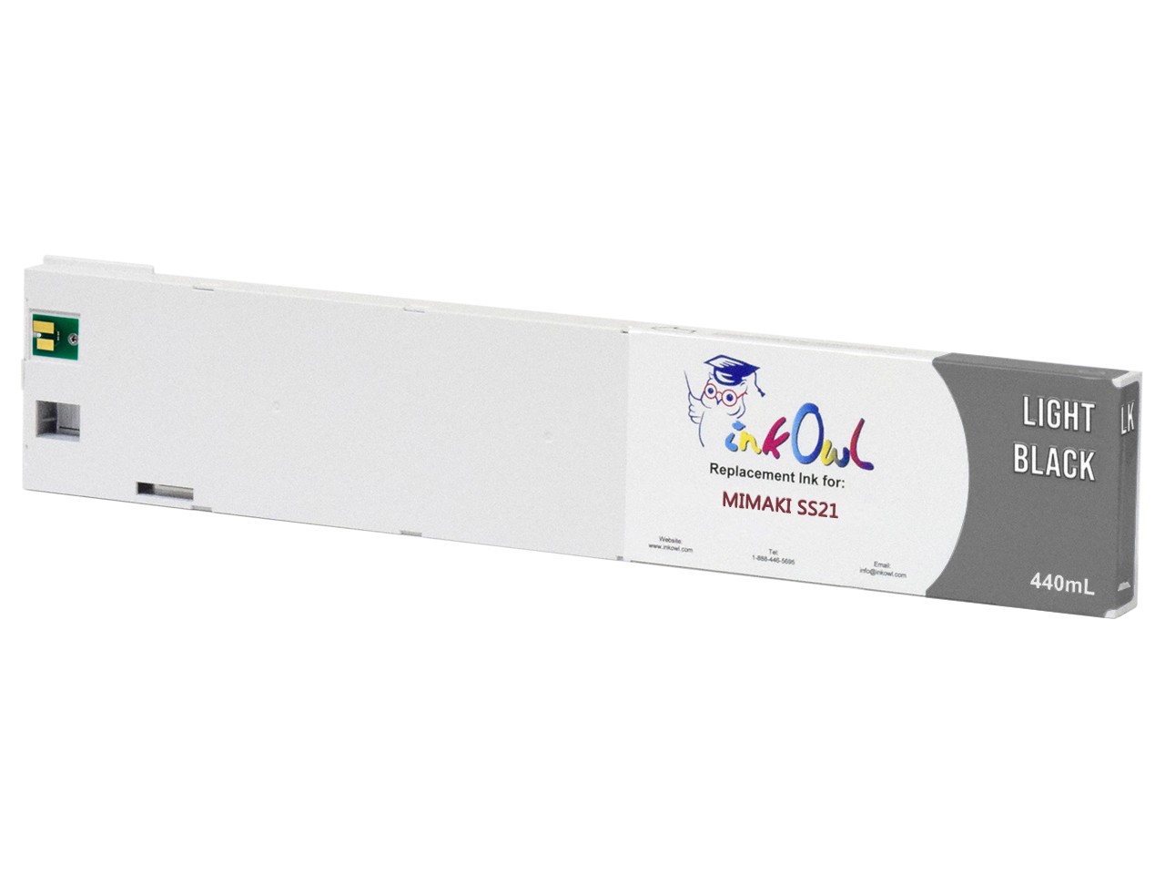 440ml InkOwl LIGHT BLACK Compatible Cartridge to replace Mimaki SS21 SPC-0501LK